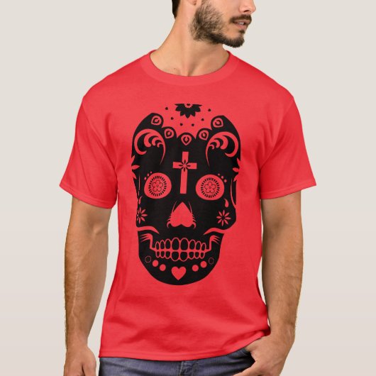 T-shirt skullz de sucre : 2 (Devant)