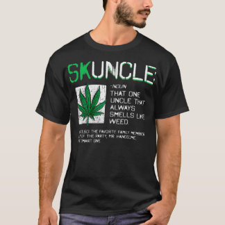 T-shirt Skuncle Funny Uncle Favori Qui Sent Toujours L