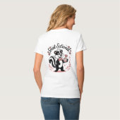 T-shirt Skunk with Perfume Bottle Design (Dos entier)