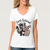 T-shirt Skunk with Perfume Bottle Design (Devant)