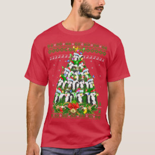 T-shirt Skunk Xmas Éclairage Arbre Père Noël Skunk Vilain 