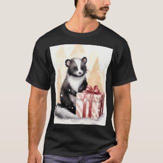 T-shirt Skunks Snowy Surprise