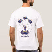 T-shirt Sky Beats DJ Tee – Where Music Takes Flight (Dos)