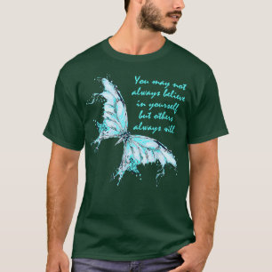 T-shirt Sky Blue Butterfly Mental Health Awareness 6299 28