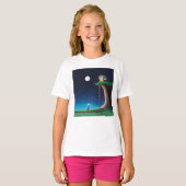 T-Shirt Sky de nuit Pleine lune (Devant entier)