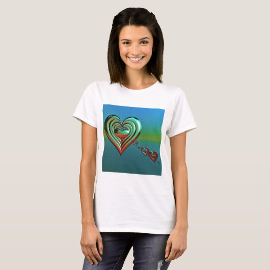 T-shirt Sky High Hearts (Devant entier)