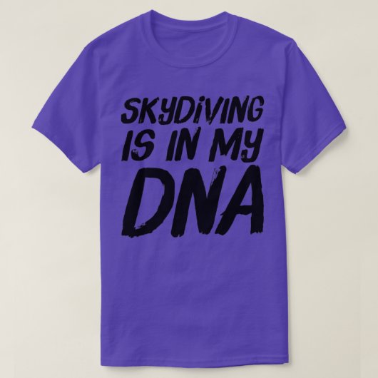 T-shirt Skydive Est Dans Mon Adn (Design devant)