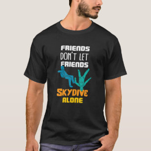 T-shirt Skydive Parachute Skydiver Parachutiste Funny Base