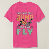 T-shirt Skydive Skydive Jump Retro Funny Cadeau (Design devant)