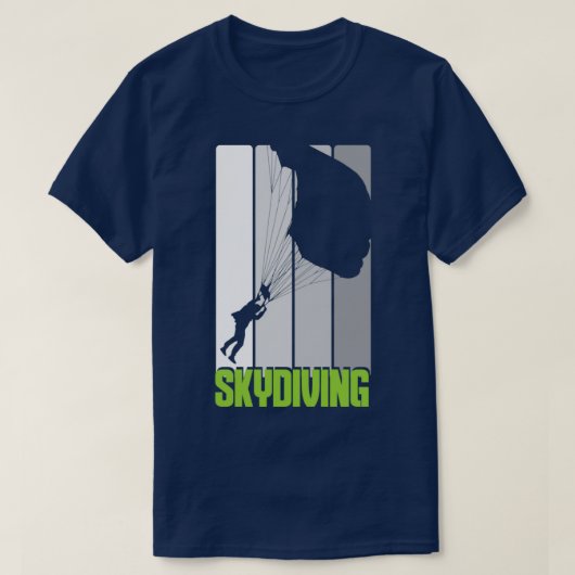 T-shirt skydive skydive parachute parachute j (Design devant)
