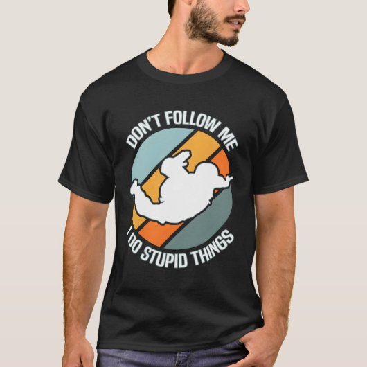 T-shirt Skydive Skydive Parachute Skydiver (Devant)