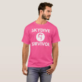 T-shirt Skydive Survivor Funny Skydiving (Devant entier)