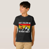 T-shirt Skydiver Dont Follow Me I Do Stud Things Skydivi  (Devant entier)
