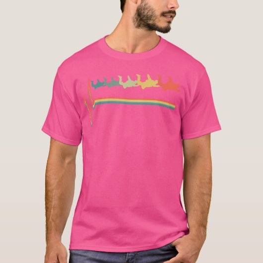 T-shirt Skydiver Heartbeat Skydiver (Devant)