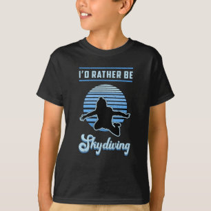 T-shirt Skydiver Parachutage Retro Funny Gift