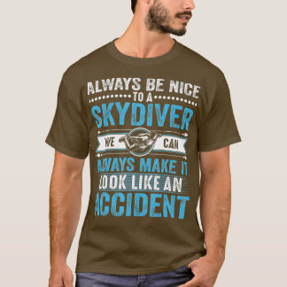 T-shirt Skydiver Parachute Parachute Parachute Parachute P