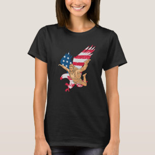 T-shirt Skydiver Patriotique Us American Flag Freedom Skyd