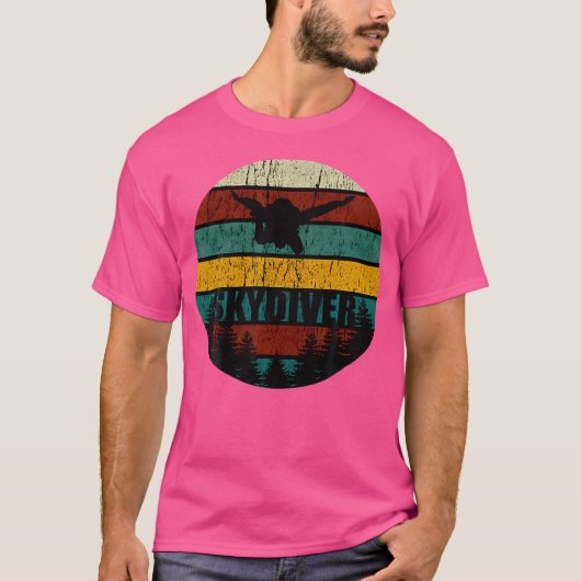 T-shirt Skydiver Présente Skydive Parachutage Skydive (Devant)
