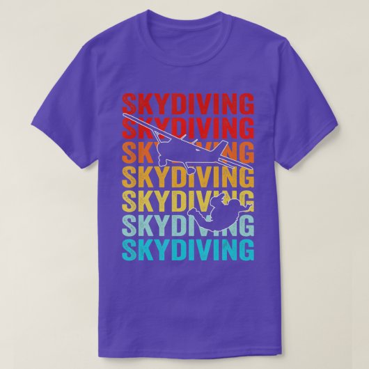 T-shirt Skydiver Skydiving   1  (Design devant)
