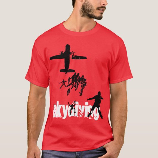 T-SHIRT SKYDIVING (Devant)