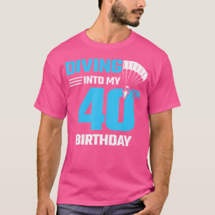T-shirt Skydiving Anniversaire Première Plongée Skydiving