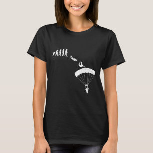 T-shirt Skydiving Evolution Drôle Skydiver Shirt Cadeau