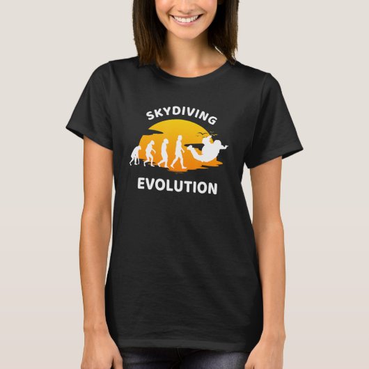 T-shirt Skydiving Evolution Flying Outfit Skydiving Gear (Devant)