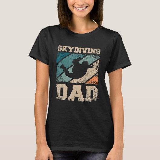 T-shirt Skydiving Father Dad (Devant)