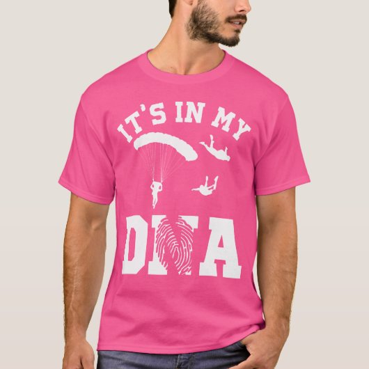 T-shirt Skydiving Parachute Skydive (Devant)