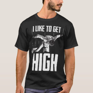 T-shirt Skydiving Parachuting Premium _16