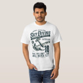 T-shirt Skydiving Parachuting Skydive Tee Skydiver  (Devant entier)
