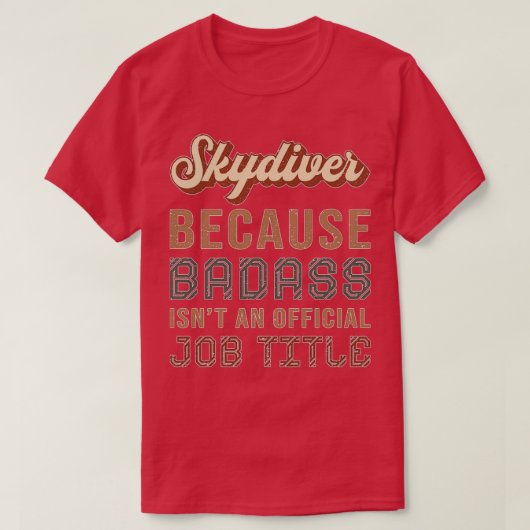 T-shirt Skydiving Retro Skydiver Parachuting Gift Idea (Design devant)