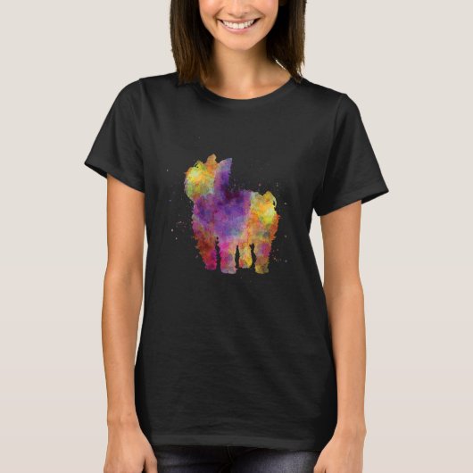 T-shirt Skye Terrier Aquarelle Anniversaire Pour Enfants A (Devant)