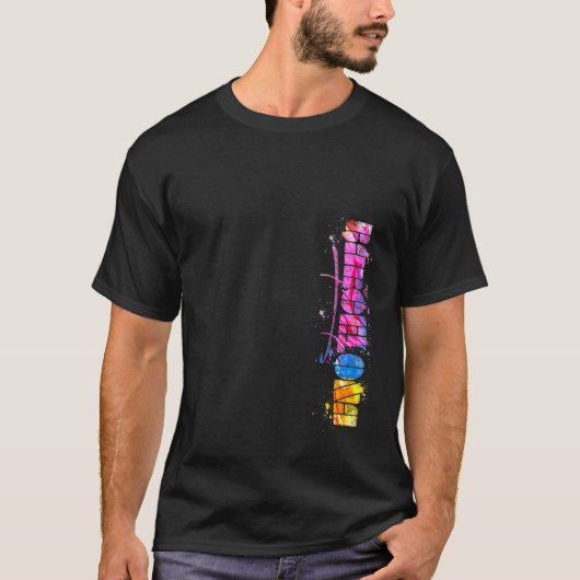 T-shirt Skyline Barcelone Cityscape (Devant)