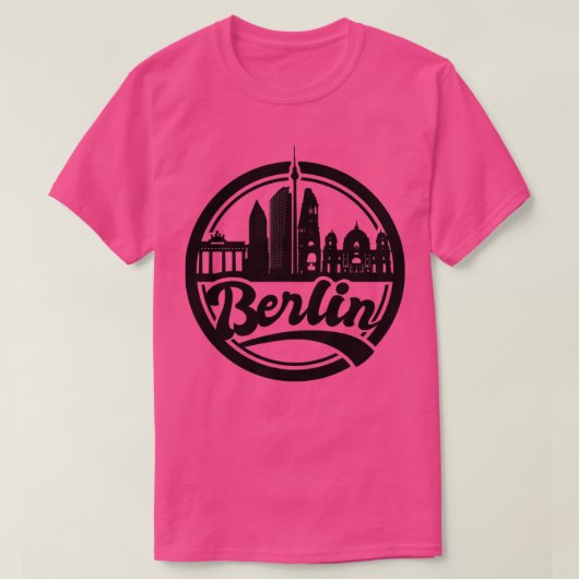 T-shirt Skyline de Berlin (Design devant)