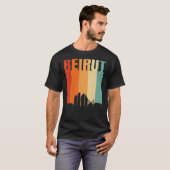 T-shirt Skyline de Beyrouth (Devant entier)