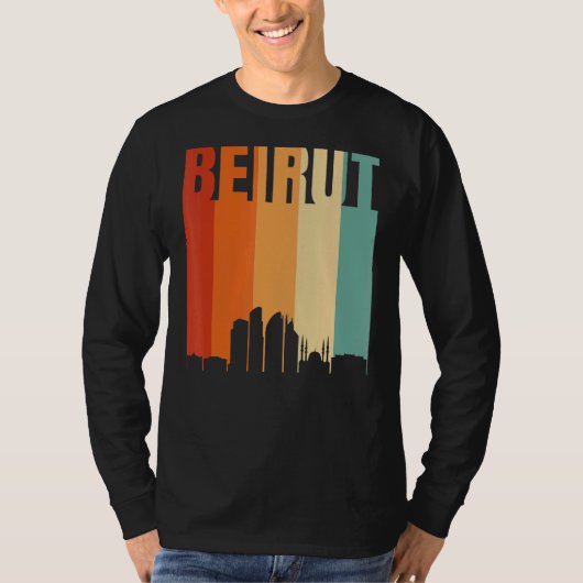 T-shirt Skyline de Beyrouth (Devant)