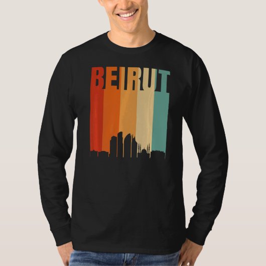 T-shirt Skyline de Beyrouth (Devant)