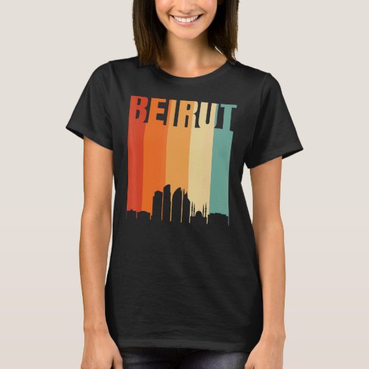 T-shirt Skyline de Beyrouth (Devant)