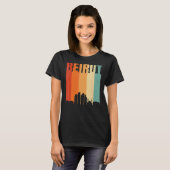 T-shirt Skyline de Beyrouth (Devant entier)
