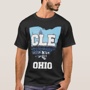T-shirt Skyline de Cleveland Ohio City