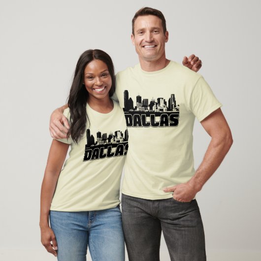 T-shirt Skyline de Dallas (Unisexe)
