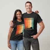 T-shirt Skyline de Hambourg (Unisexe)