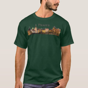 T-shirt Skyline de la vieille ville de Prague