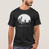 T-shirt Skyline de Seattle (Devant)