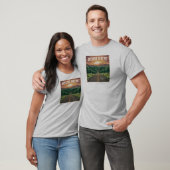 T-shirt Skyline Drive Virginia Sunset (Unisexe)