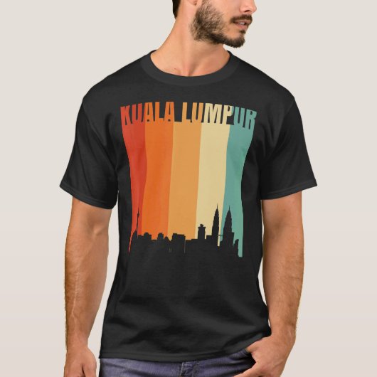 T-shirt Skyline Kuala Lumpur (Devant)