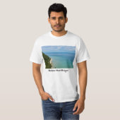 T-shirt Skyview de l'île Mackinac (Devant entier)