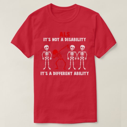 T-shirt SLA Sensibilisation Ce N'Est Pas Un Handicap C'Est (Design devant)