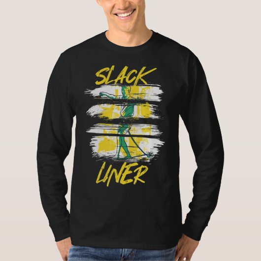 T-shirt Slackliner Slackline Slackline Trickliner Highline (Devant)